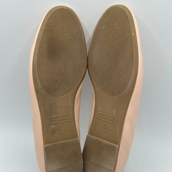 Everlane Women's The Day Glove Leather Ballet Flats In Pale Pink Size 8 - Picture 8 of 9